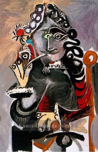 Mousquetaire a la pipe 1968 Kubismus Pablo Picasso Ölgemälde